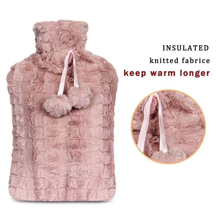 Luxury Faux fur Hot Water Bottle Cover